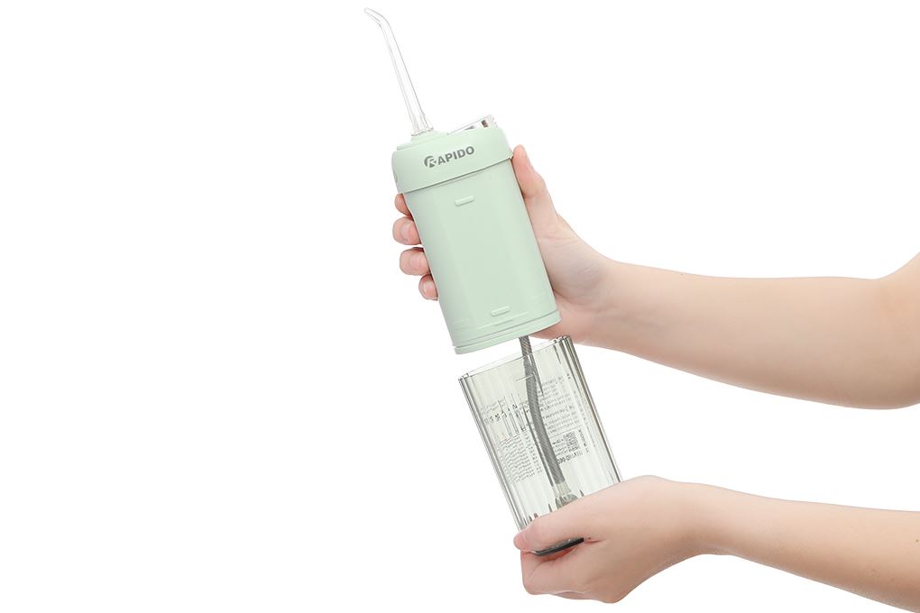 Máy tăm nước cầm tay Rapido RW200-G Màu Xanh lá