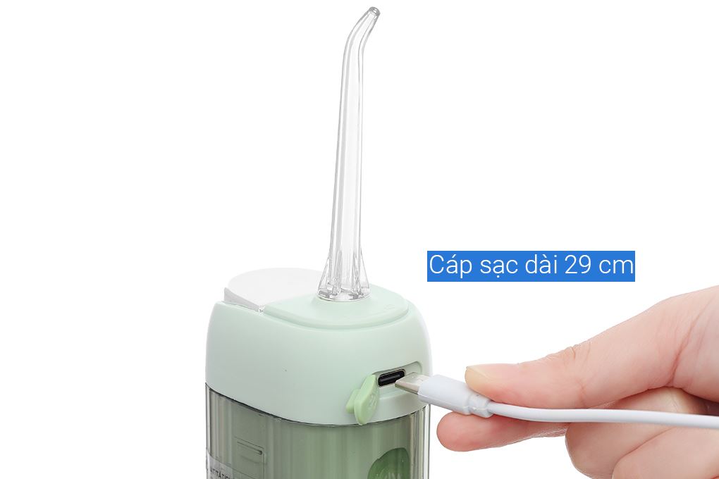 Máy tăm nước cầm tay Rapido RW200-G Màu Xanh lá