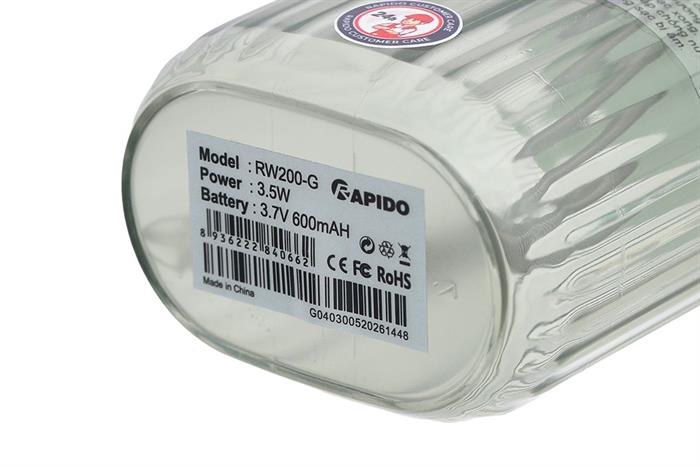 Máy tăm nước cầm tay Rapido RW200-G Màu Xanh lá