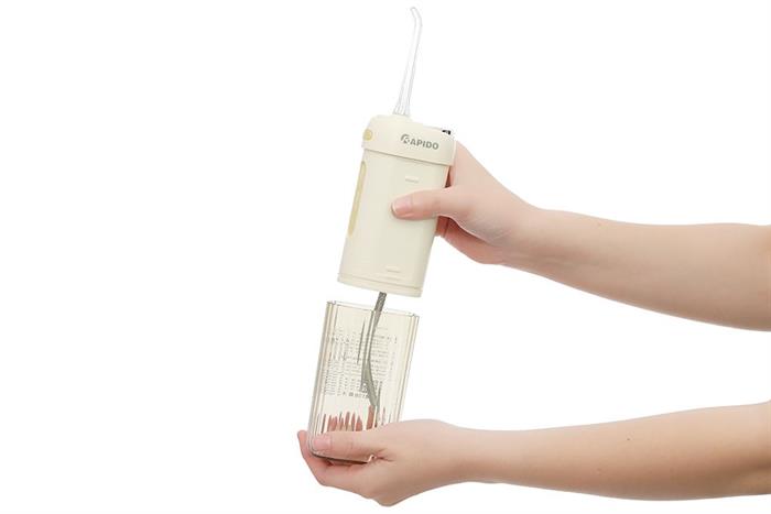 Máy tăm nước cầm tay Rapido RW200-Y Màu Vàng
