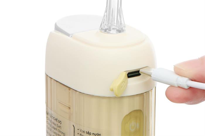 Máy tăm nước cầm tay Rapido RW200-Y Màu Vàng