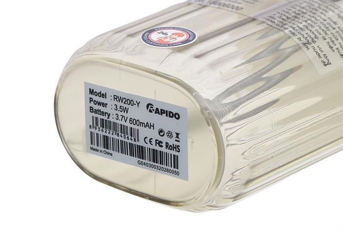 Máy tăm nước cầm tay Rapido RW200-Y Màu Vàng