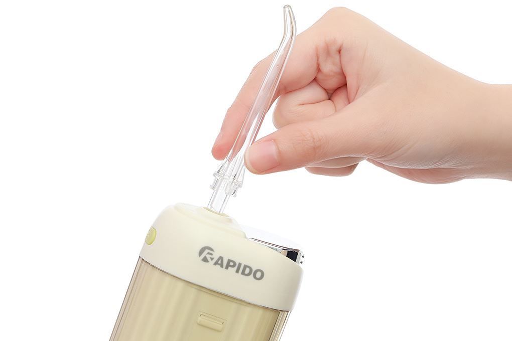 Máy tăm nước cầm tay Rapido RW200-Y Màu Vàng