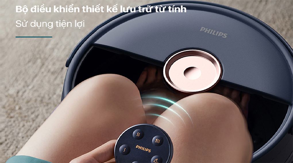 Bồn ngâm chân massage Philips PPM6501 - Bảng điều khiển