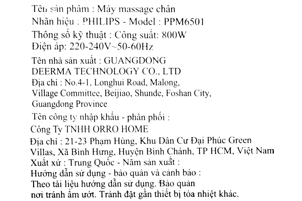 Bồn ngâm chân massage Philips PPM6501 Màu Xanh Đậm