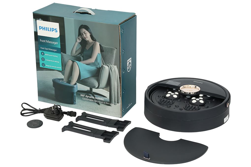 Bồn ngâm chân massage Philips PPM6501 Màu Xanh Đậm