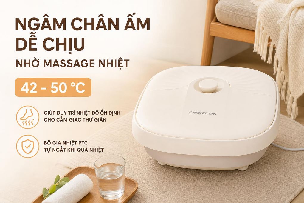 Bồn ngâm massage chân Choice Dr DC-002 - 3