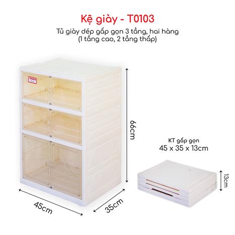 Kệ giày dép 3 tầng Tanaka T0103