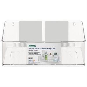 Khay dán tường chữ nhật nhựa nhỏ Tadahome Hokori 5704