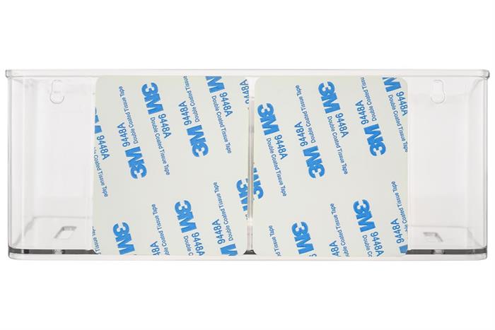 Khay dán tường chữ nhật nhựa nhỏ Tadahome Hokori 5704 Màu Trắng