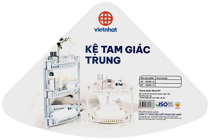 Kệ đa năng tam giác 3 tầng Việt Nhật 5536-3 Màu Xanh Dương
