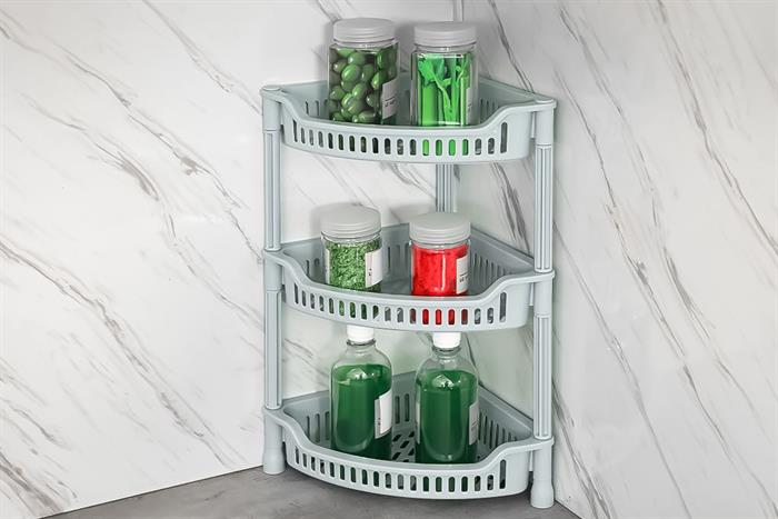 Kệ đa năng tam giác 3 tầng Việt Nhật 5536-3 Màu Xanh Dương