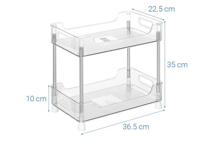 Kệ đa năng 2 tầng Hokori 5556-2 Màu Trắng