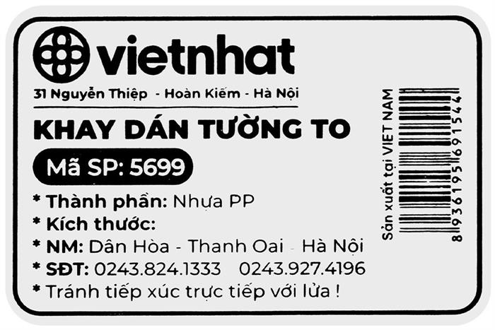 Khay dán tường Việt Nhật 5699 Màu Màu kết hợp