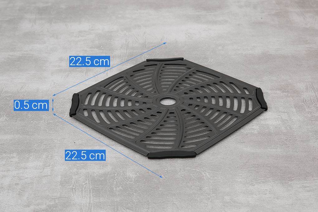 Nồi chiên không dầu Rapido 7.5 lít RAF-7.5M3 Màu Trắng - Kem