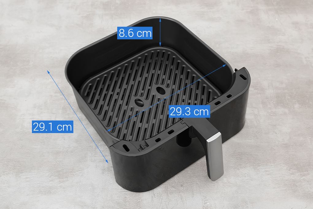 Nồi chiên không dầu Rapido 9 lít RAF-9.0M Màu Đen