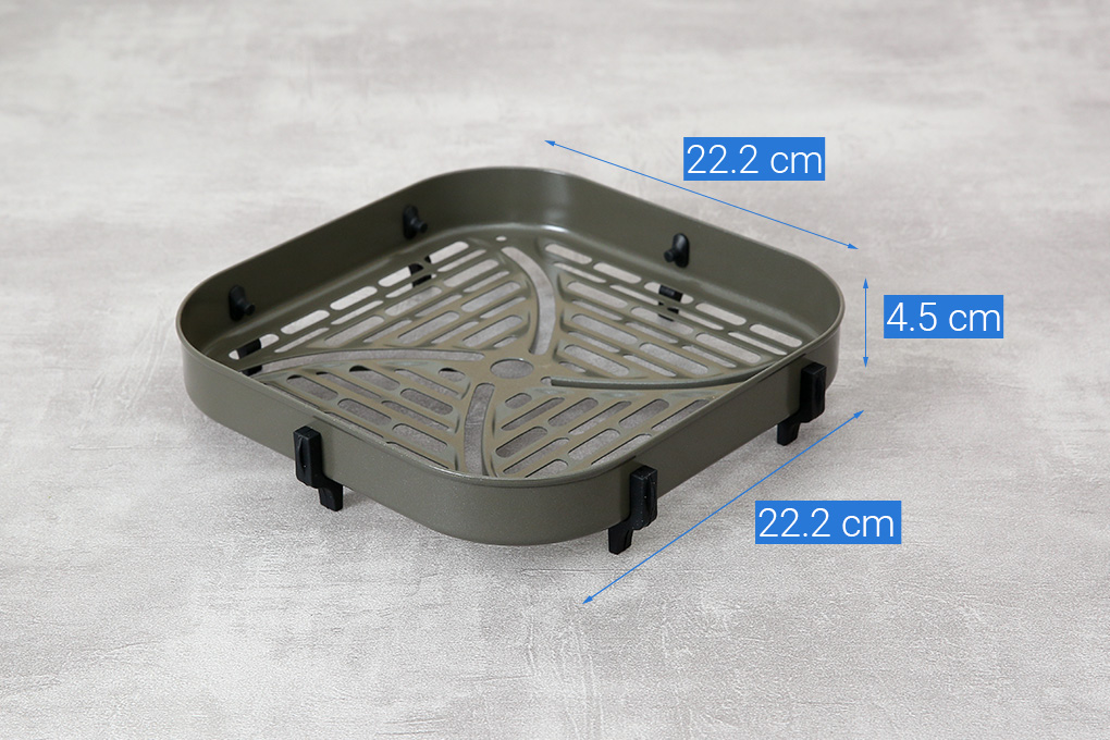 Nồi chiên không dầu BlueStone 6 lít AFB-5867 Màu Màu be