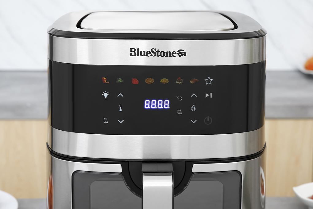 Nồi chiên không dầu BlueStone 9 lít AFB-5886 Màu Bạc