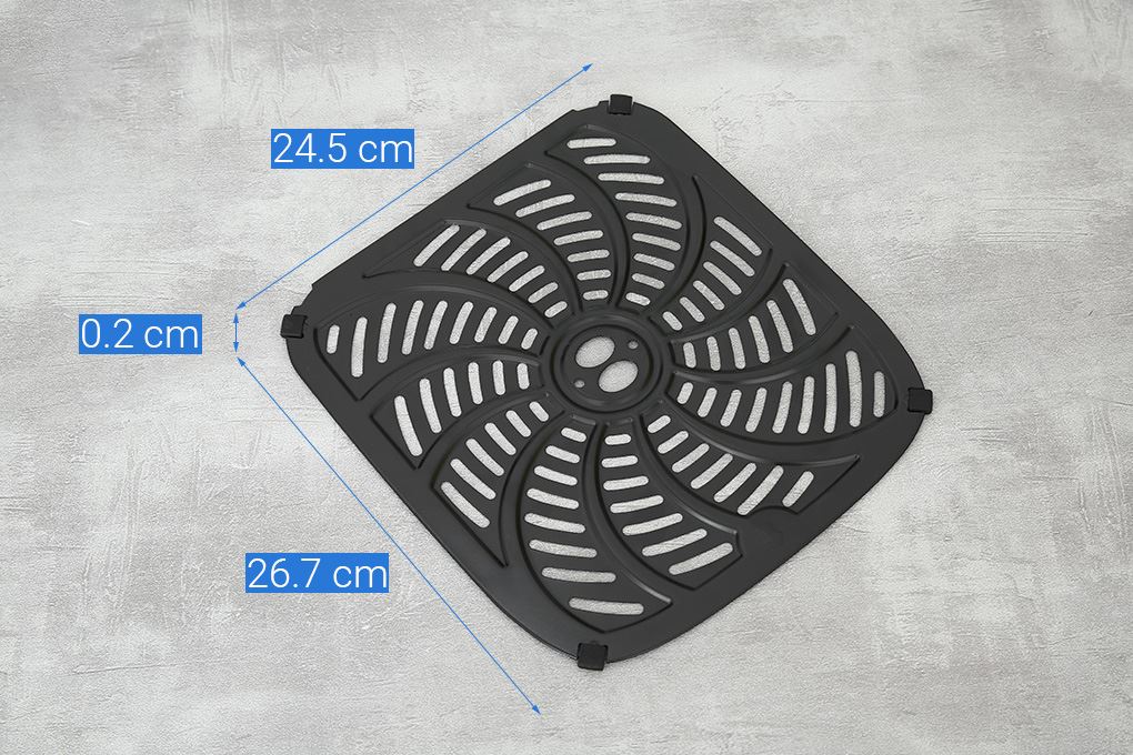 Nồi chiên không dầu BlueStone 9 lít AFB-5886 Màu Bạc