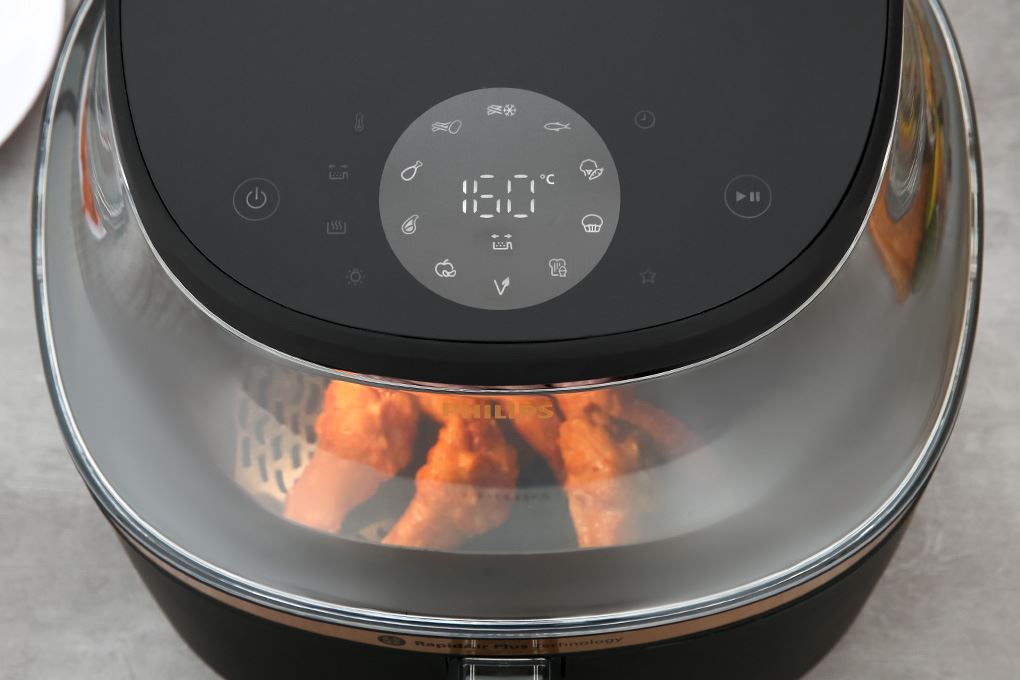 Nồi chiên không dầu Philips 6.2 lít NA332/00 Màu Đen