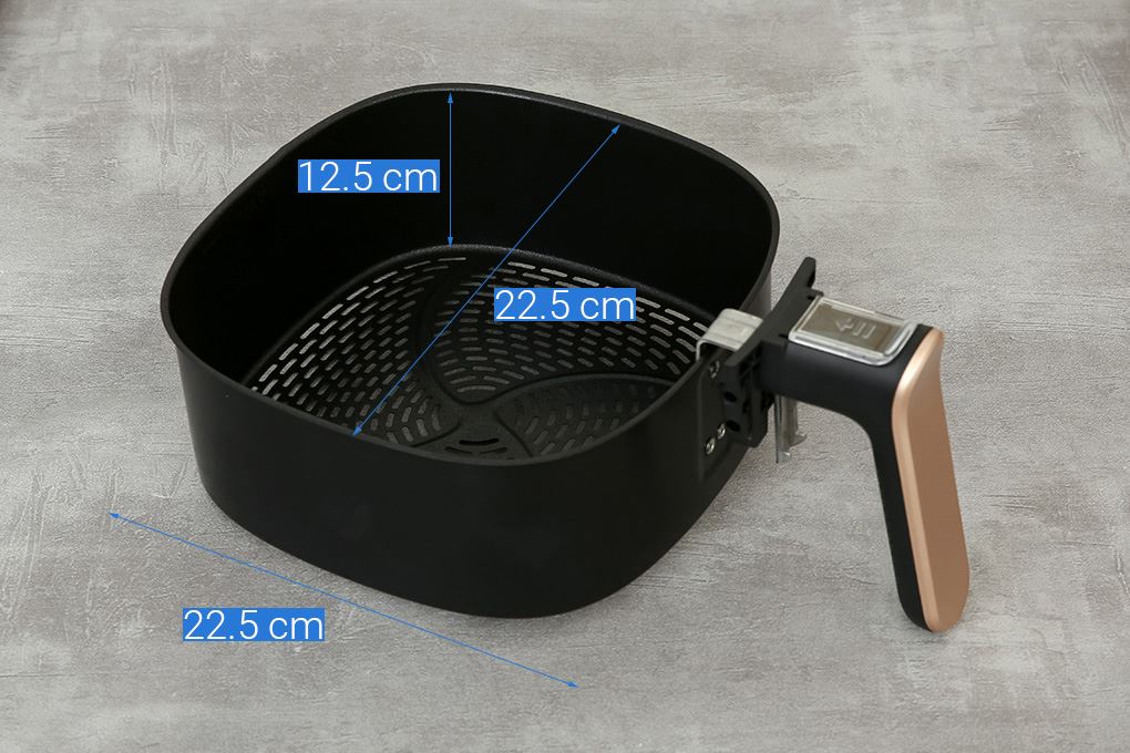 Nồi chiên không dầu Philips 6.2 lít NA332/00 Màu Đen