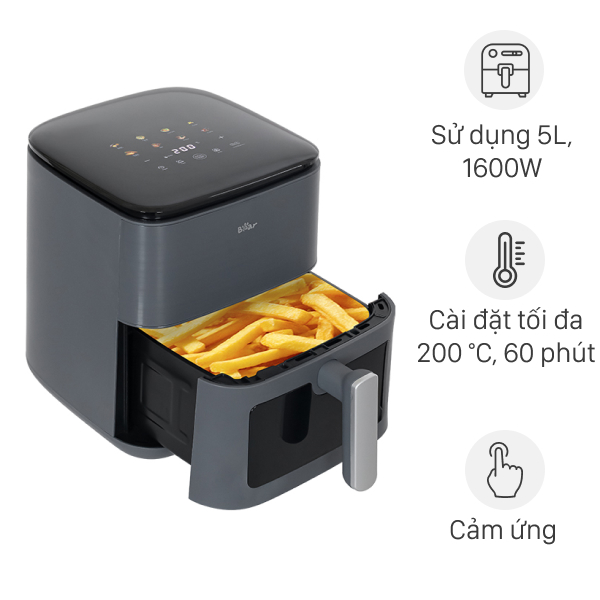 Nồi chiên không dầu Bear AF-4H16K 6 lít Nồi chiên không dầu Bear AF-4H16K 6 lít