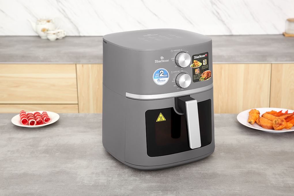 Nồi chiên không dầu BlueStone 7 lít AFB-5856 Màu Xám