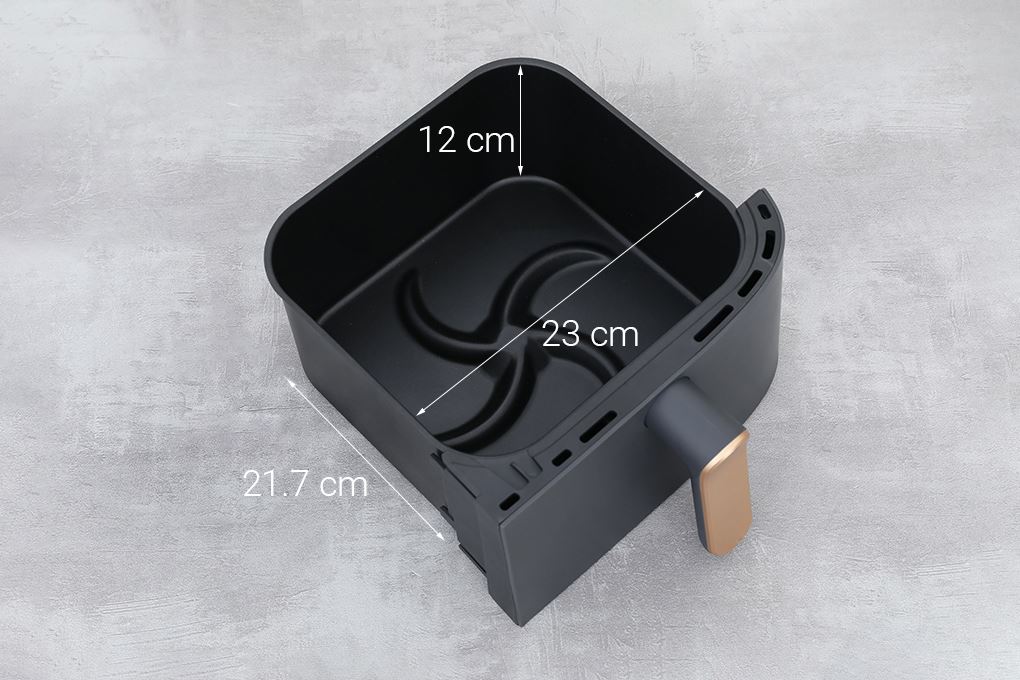 Nồi chiên không dầu Philips 9 lít NA352/00 Màu Đen