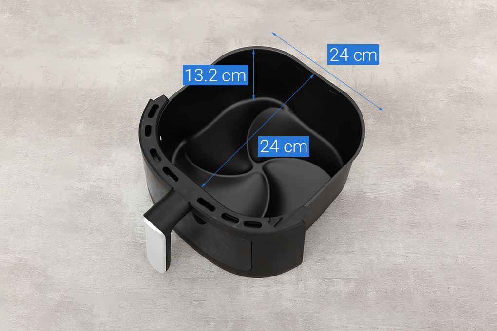 Nồi chiên không dầu Philips 6.2 lít NA231/00 Màu Đen