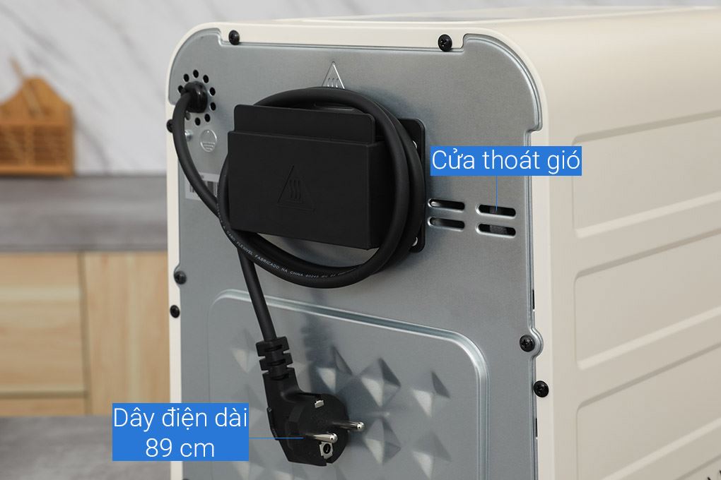 Nồi chiên không dầu AVA 9 lít ZG93MW Màu Màu be