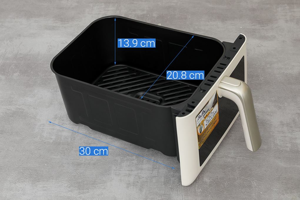 Nồi chiên không dầu AVA 9 lít ZG93MW Màu Màu be