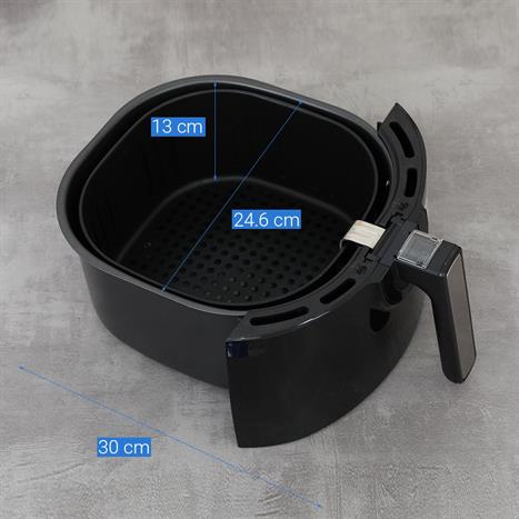 Nồi chiên không dầu Lock&Lock EJF351BLK 5.2 lít Màu Đen