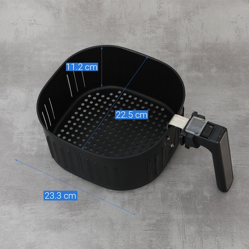 Nồi chiên không dầu Lock&Lock 5.2 lít EJF351BLK Màu Đen
