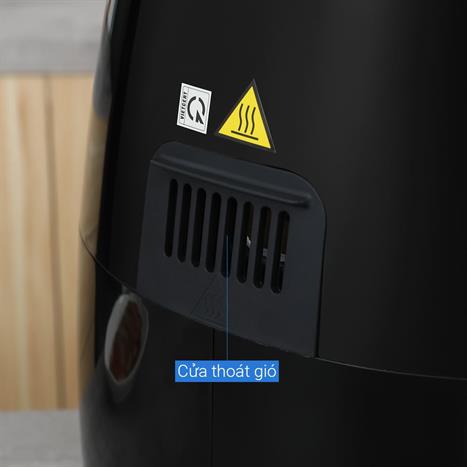 Nồi chiên không dầu Lock&Lock EJF351BLK 5.2 lít Màu Đen