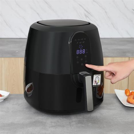 Nồi chiên không dầu Lock&Lock EJF351BLK 5.2 lít Màu Đen