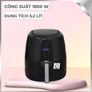 Nồi chiên không dầu Lock&Lock EJF351BLK 5.2 lít