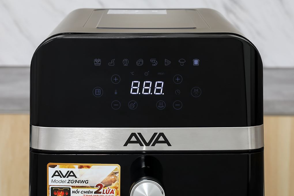 Nồi chiên không dầu AVA 9 lít ZG94WG Màu Đen