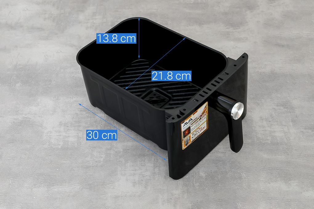 Nồi chiên không dầu AVA 9 lít ZG94WG Màu Đen