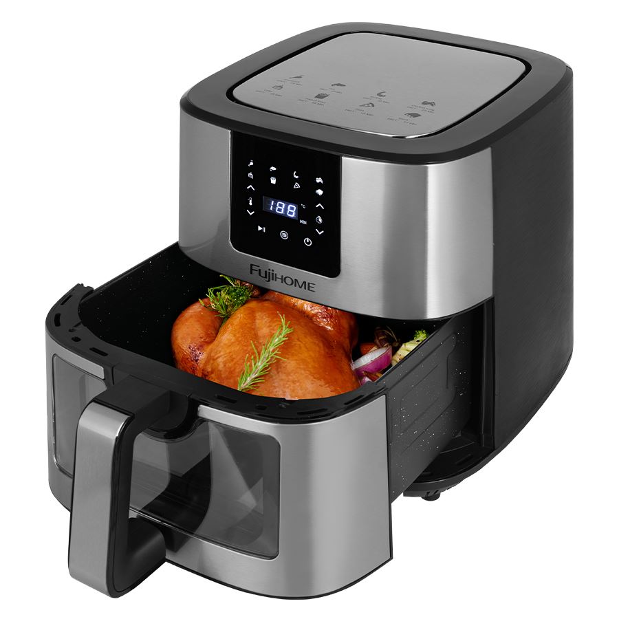 Nồi chiên không dầu FUJIHOME 10 lít A10DG Màu Xám