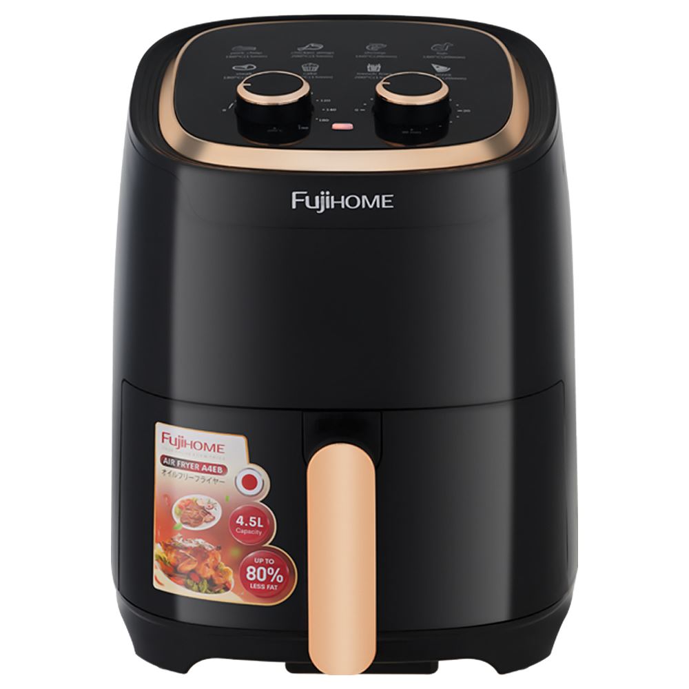Nồi chiên không dầu FUJIHOME 4.5 lít A4EB Màu Đen