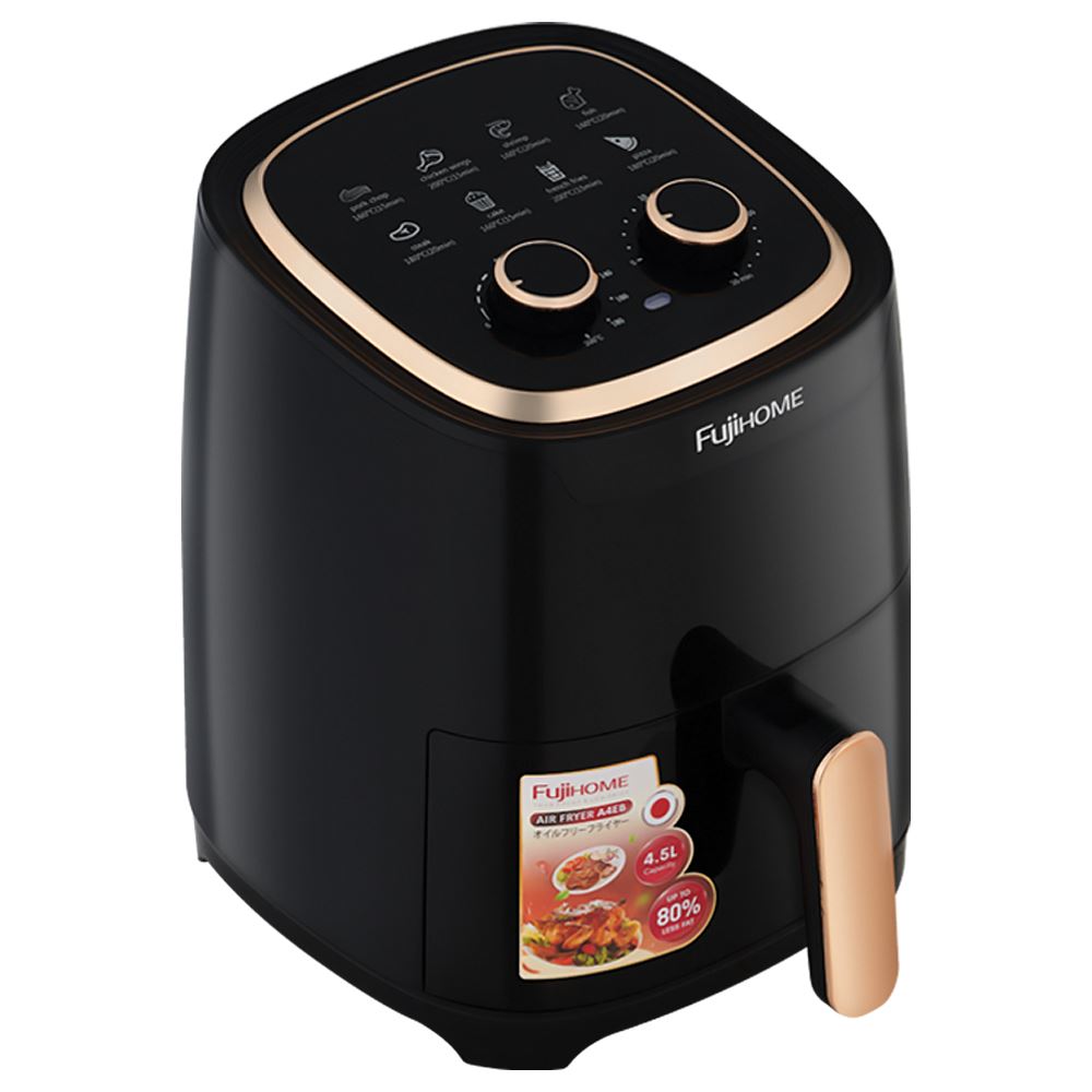 Nồi chiên không dầu FUJIHOME 4.5 lít A4EB Màu Đen
