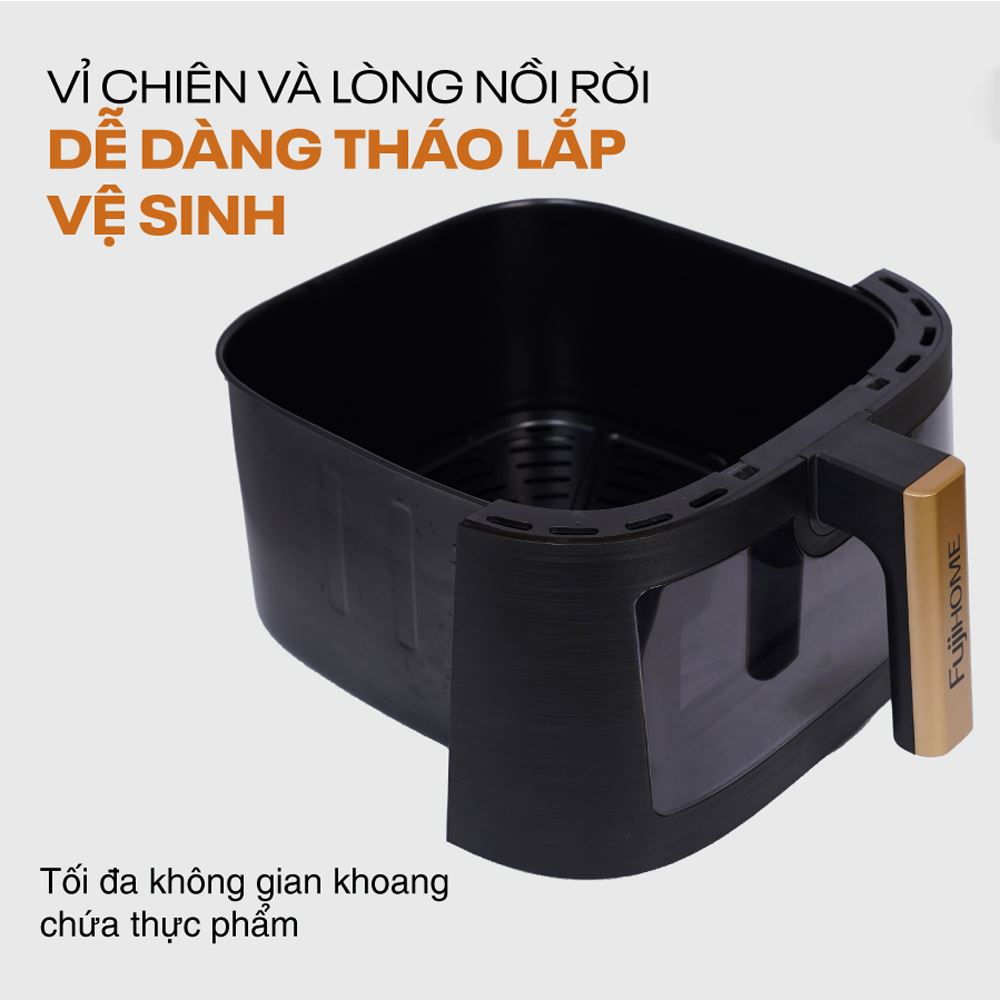 Nồi chiên không dầu FUJIHOME 8 lít A8DG1NEW - 11