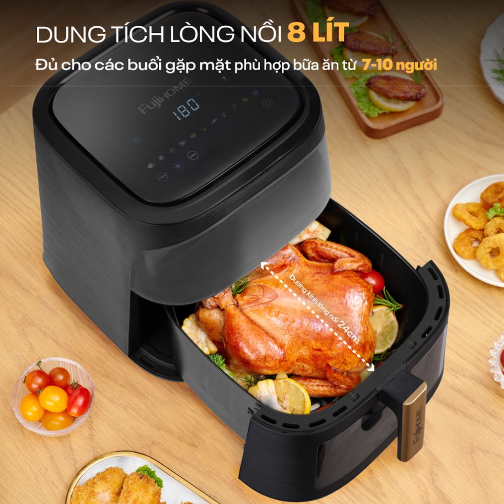 Nồi chiên không dầu FUJIHOME 8 lít A8DG1NEW - 5