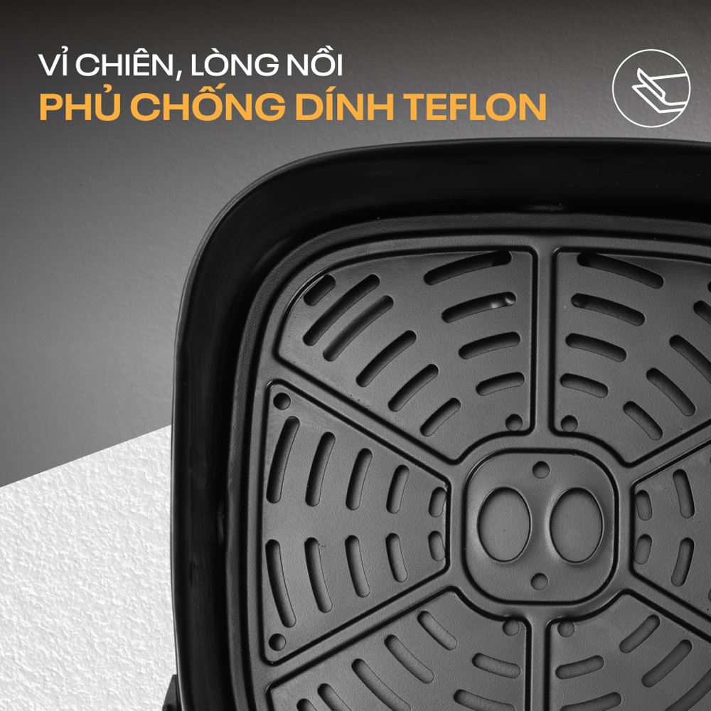 Nồi chiên không dầu FUJIHOME 8 lít A8DG1NEW - 7