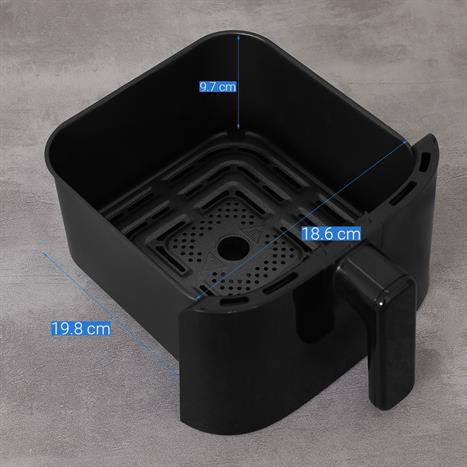 Nồi chiên không dầu Gaabor GA-M45A02 4.5 lít Màu Đen