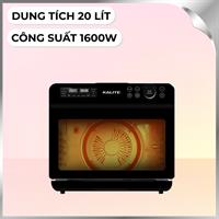 Lò chiên không dầu hết hợp hấp Kalite 20 lít Fusion Pro