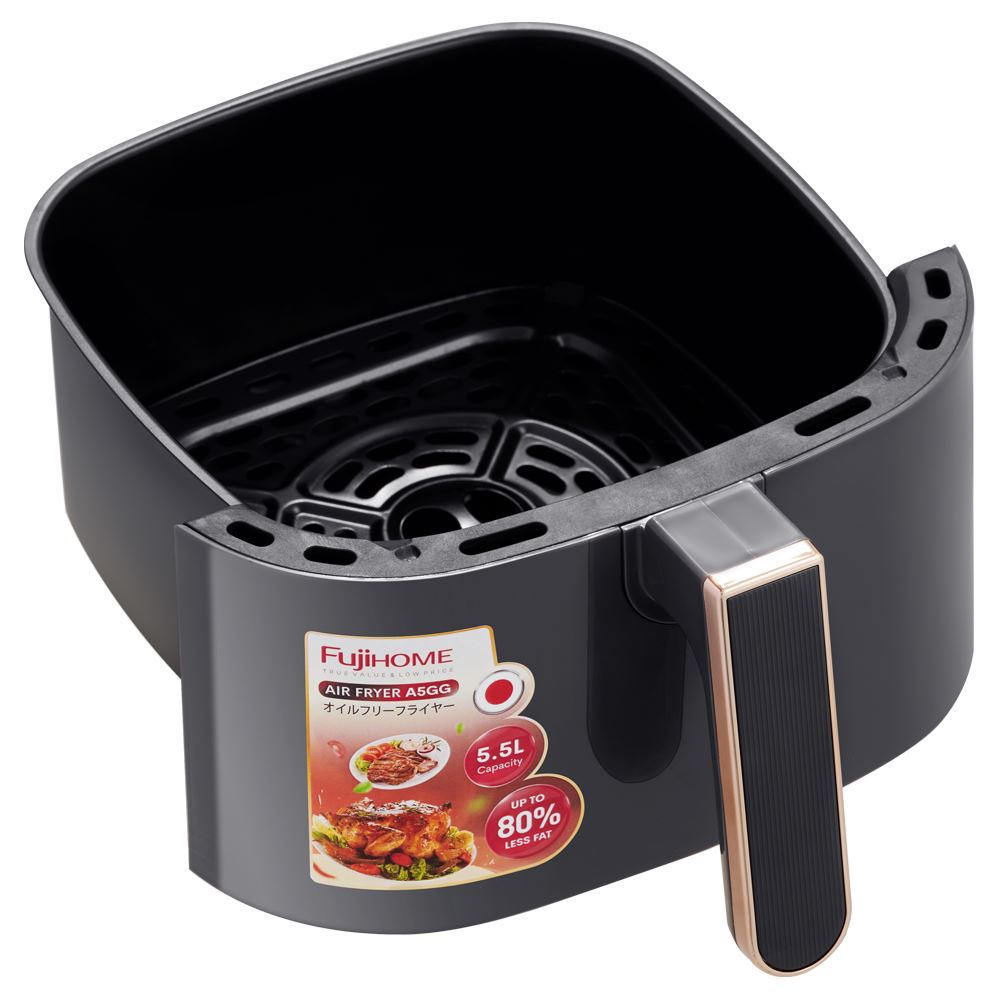 Nồi chiên không dầu FUJIHOME 5.5 lít A5GG Màu Đen