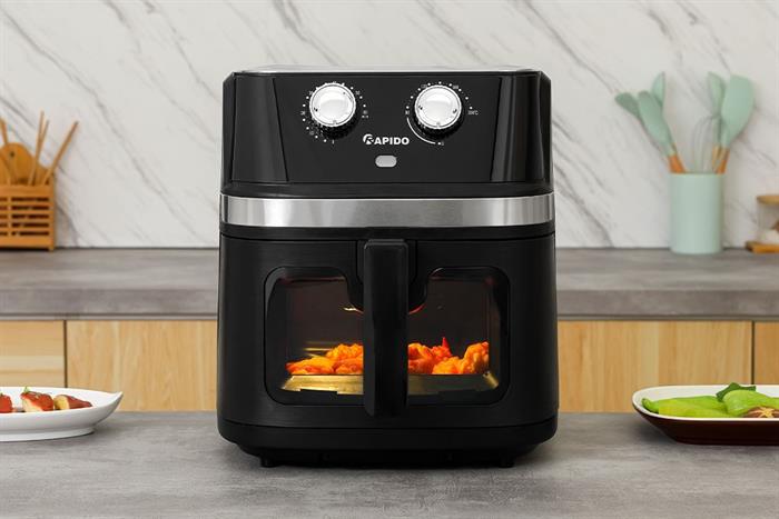 Nồi chiên không dầu Rapido 8 lít RAF-8.0M2 Màu Đen