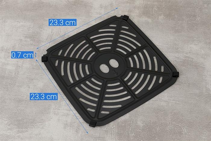 Nồi chiên không dầu Rapido 8 lít RAF-8.0M2 Màu Đen