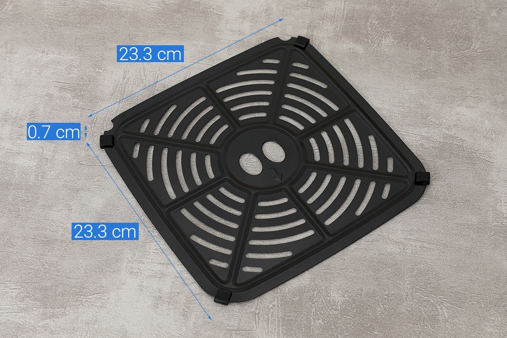 Nồi chiên không dầu Rapido 8 lít RAF-8.0M2 Màu Đen